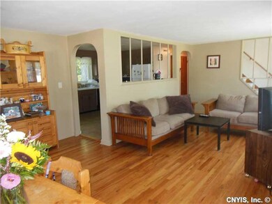 Living Room. Living room with arched doorways!