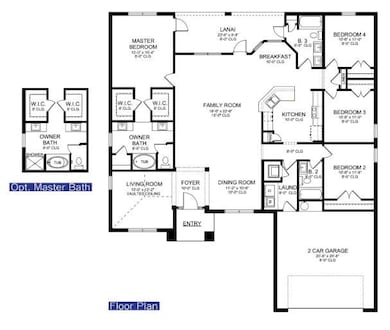 2265 plans with opt master bath selected