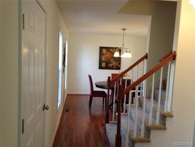 Hardwood entry foyer