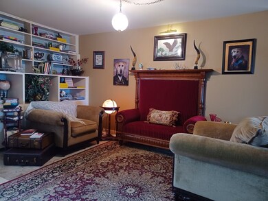 Cozy reading corner