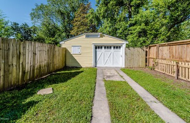 Driveway to Garage
