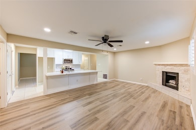 This open floor plan is designed to foster togethe