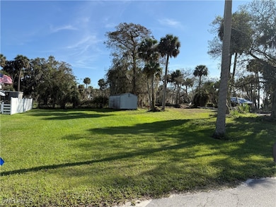 View of yard featuring a storage shed