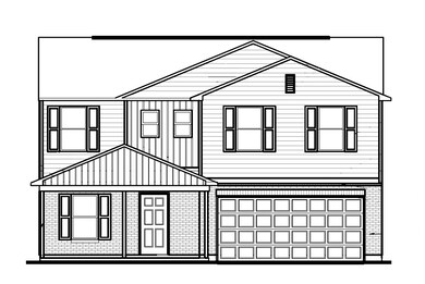 This photo is a model home photo or artist renderi