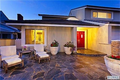 Stone front Patio