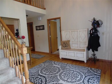 Spacious two story entry.