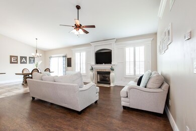 Living Room with Gas Fireplace