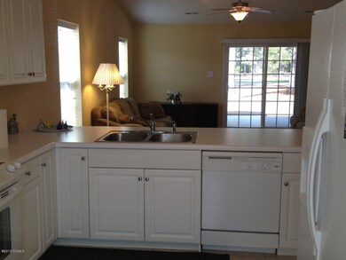View from Kitchen to Family Room