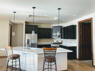 Kitchen is spacious