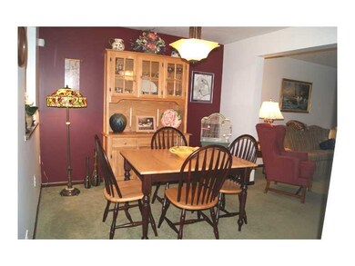 Dining Room. The dining room is open to the living