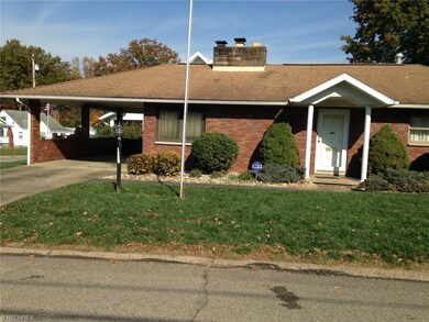 Front of home showing carport