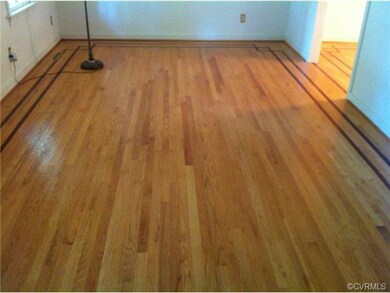 living room with cherry inlay