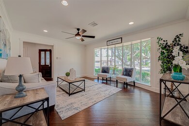 This is a bright and inviting living space featuri