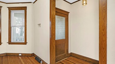 The foyer welcomes you in to the open floor plan o