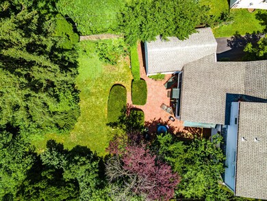 Drone showing part of back yard