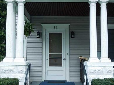 Exterior Front A welcoming entrance with grand col