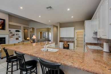 Granite counters and walk-in pantry