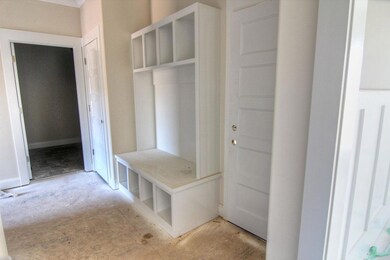 Mud room area just off garage