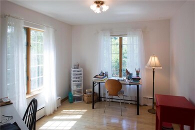 Formal dining room with hardwood...