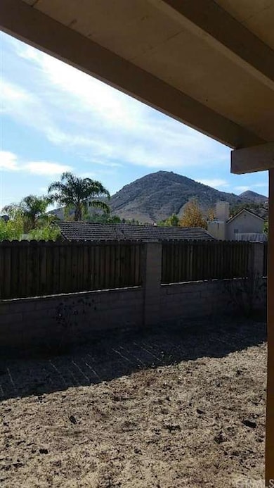 View from back yard