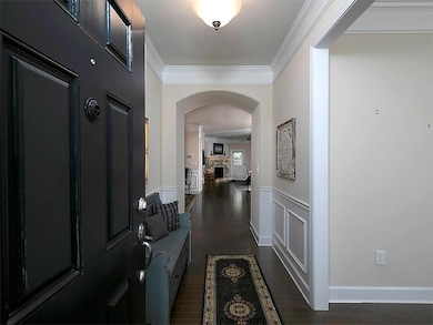 Spacious entry foyer
