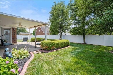 Large yard with privacy fence