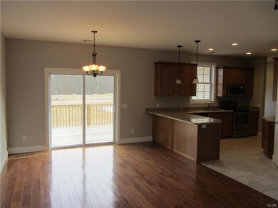 Dining area overlooking the deck