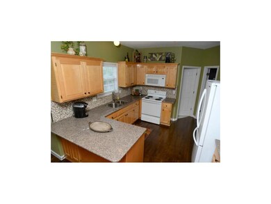 Updated kitchen with granite counter tops!