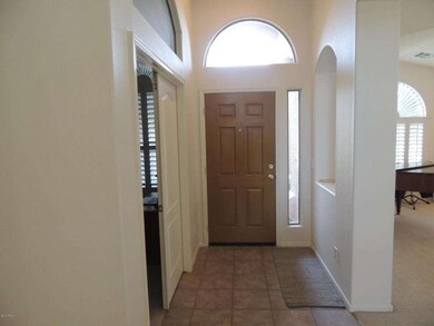 Inside entryway