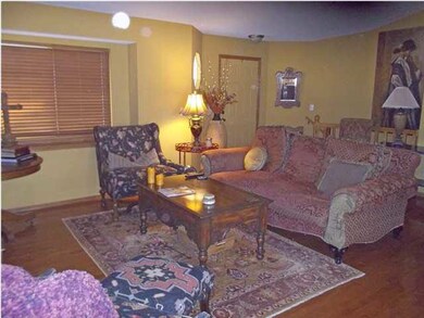 Beautiful hardwood floors in living and dining roo
