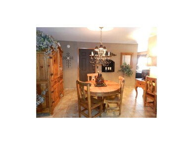Dining Room with tile