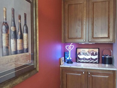 Serving bar with storage