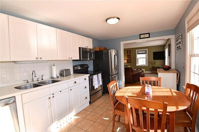 Kitchen opens to Living Room