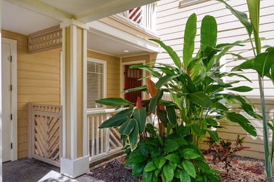 Side view of the gated ground-floor lanai—your own private outdoor retreat within Fairway Villas.”