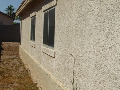West side of house