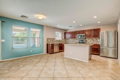 Great room to kitchen