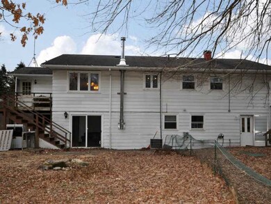 Exterior Back. Walkout Basement