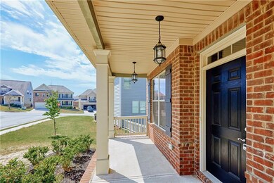 View of patio with a porch