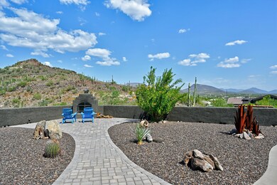 Courtyard with Fireplace