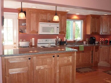 Kitchen. Custom made Natural Cherry Cabinets