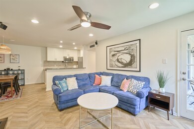 Your eyes will be drawn to the herringbone pattern
