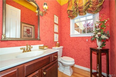 Half Bath located just off the foyer.