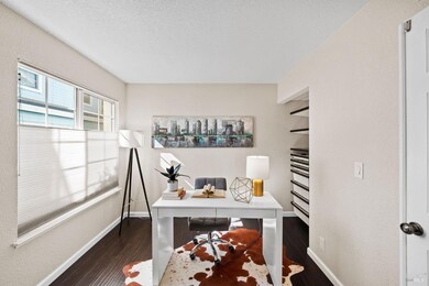 Downstairs bedroom (staged as an office)
