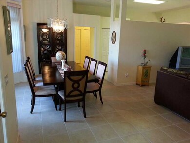 Dining Room. Open concept floor plan.To the left i