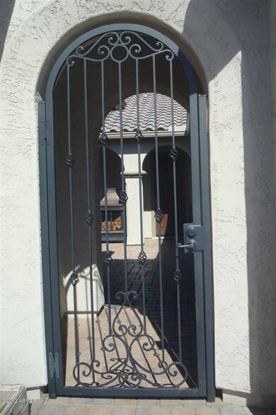 Iron Gate to Private Courtyard