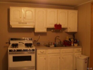 Newer gas stove and sink