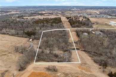 Aerial view with a rural view