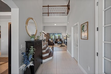 Foyer with 22' ceilings!