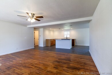 Living Room Facing the kitchen