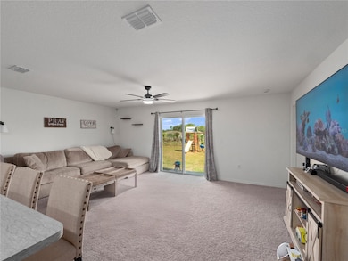 Great Room with Sliding Door to Back Yard